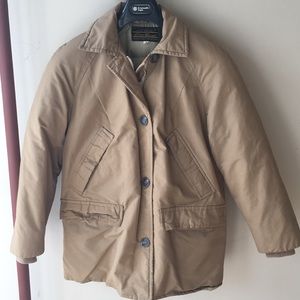 Eddie Bauer Goose Down Parka Tan